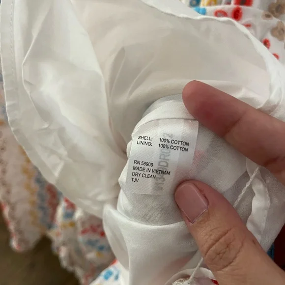 NWT Kimberly Whitman x Antonio Melani  Floral Embroidered Eyelet Dress - Picture 9 of 9